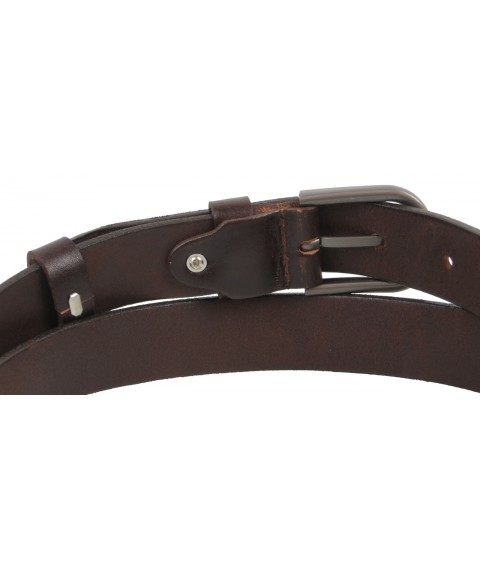 Women's leather belt Skipper brown