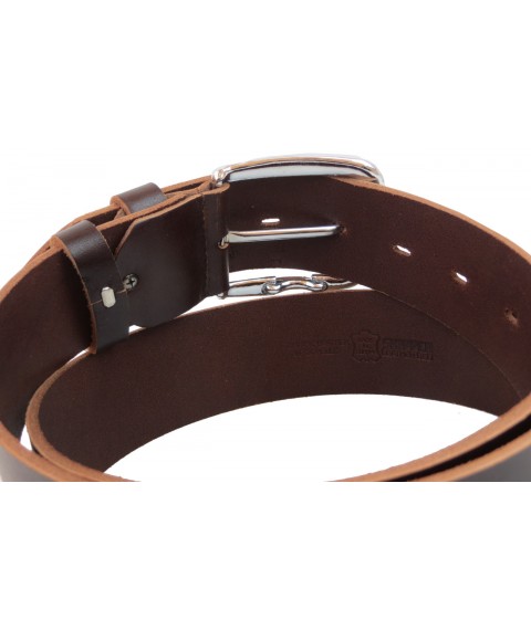 Men's belt for Skipper jeans brown