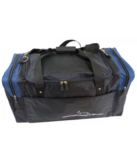 Travel bag 62 l Wallaby black with blue
