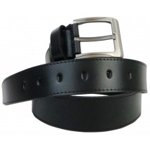 Men's leather belt Skipper, Ukraine black