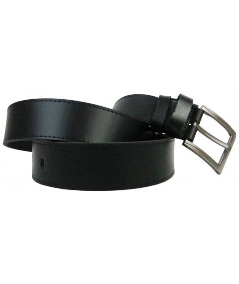 Men's leather belt Skipper, Ukraine black