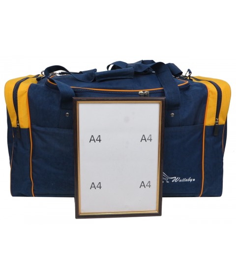 Travel bag 62L Wallaby, Ukraine blue and yellow