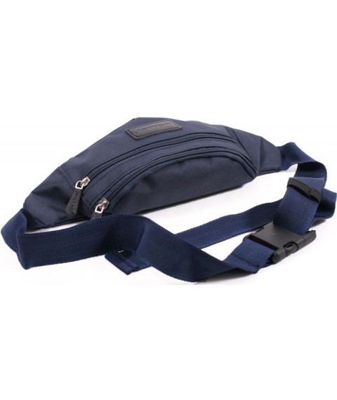 Wallaby fabric belt bag, blue