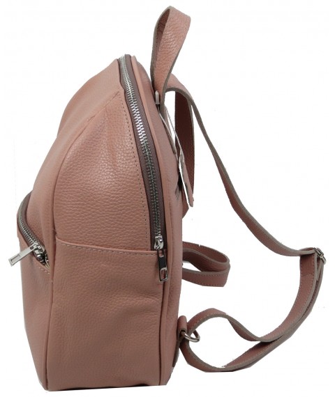 Women's leather backpack Borsacomoda powder 9 l 814.011