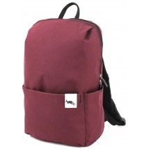 Backpack for the city Wallaby burgundy 9 l