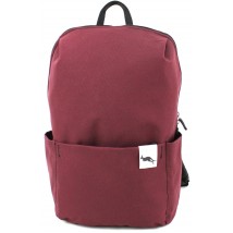 Backpack for the city Wallaby burgundy 9 l