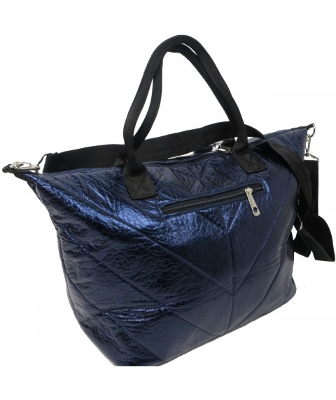 Wallaby leatherette women's bag, blue