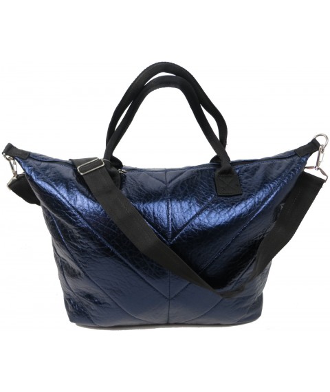 Wallaby leatherette women's bag, blue