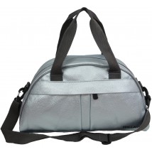 Leatherette sports bag 16 l Wallaby 313 silver