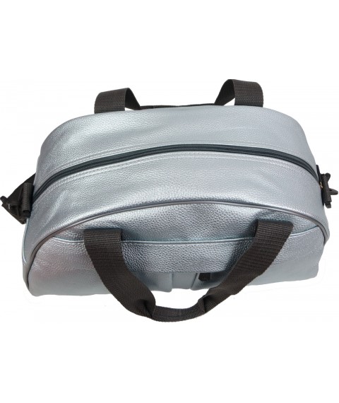 Leatherette sports bag 16 l Wallaby 313 silver