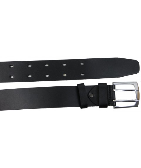 Men's leather belt for Skipper jeans black