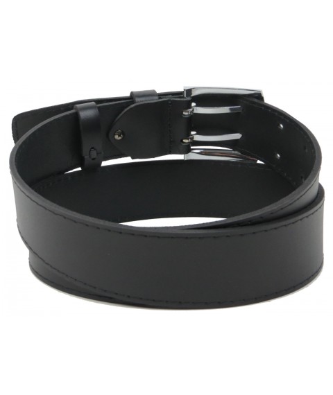 Men's leather belt Skipper black