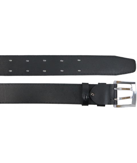 Men's leather belt Skipper black