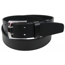 Men's leather belt Skipper black