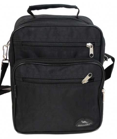 Men's bag, Wallaby purse, Ukraine black