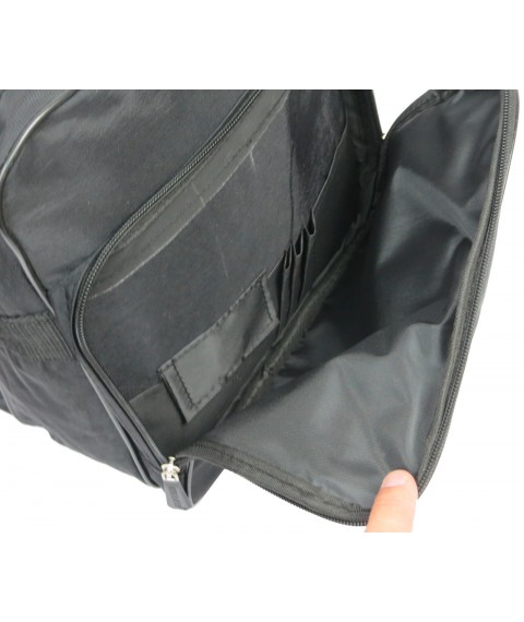Strong men's nylon bag Wallaby 2437 black