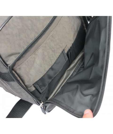Strong men's nylon bag Wallaby 2437 black