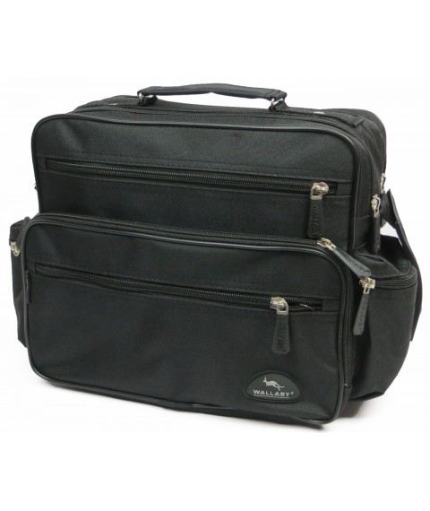 Men's urban polyester bag Wallaby 2440 black