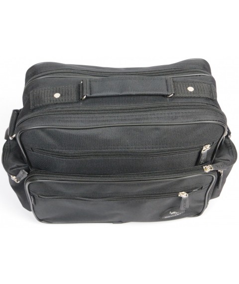 Men's urban polyester bag Wallaby 2440 black