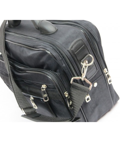 Men's briefcase Wallaby fabric black