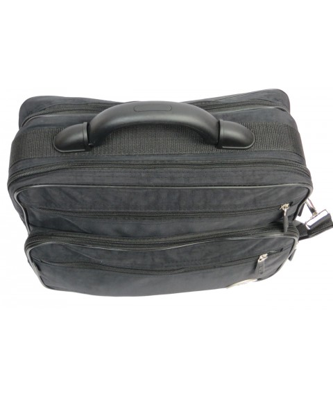 Strong men's bag, briefcase Wallaby 26531 black