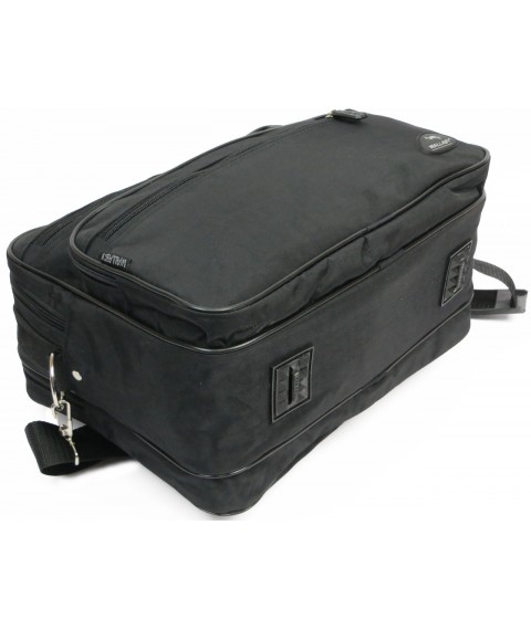 Wallaby fabric briefcase for men, black