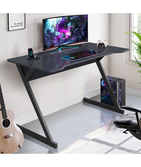 Стол компьютерный Dexter DX1200 (1200х600х750Н) черный графит/Антрацит
