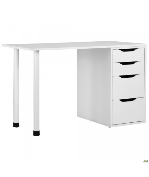 Стол компьютерный Blond BL-102 (1200х600х750) Белый Перл/Белый беж