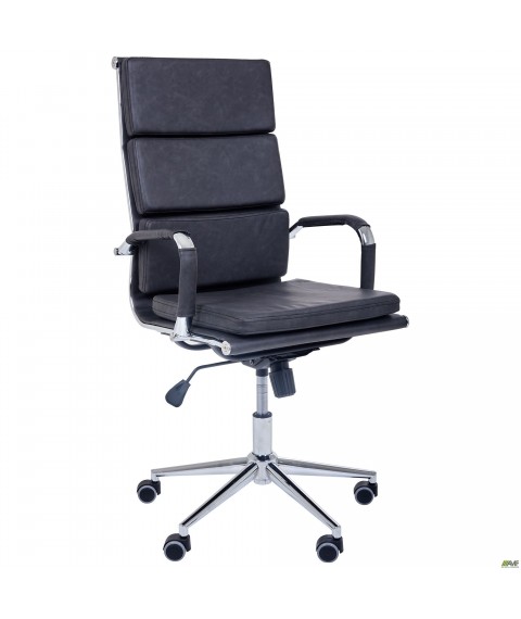 Кресло Slim FX HB Хром Tilt WAX Dark Grey
