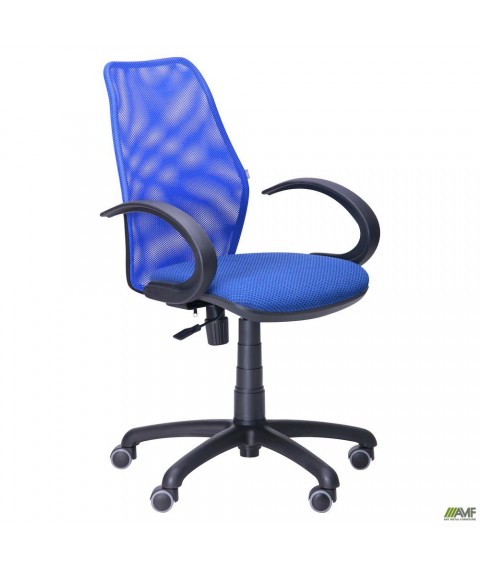 Кресло Oxi/АМФ-5 сиденье Квадро-20/спинка Сетка синяя
