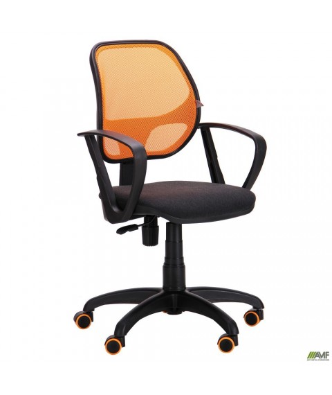 Кресло Бит Color/АМФ-7 сиденье А-2/спинка Сетка оранжевая