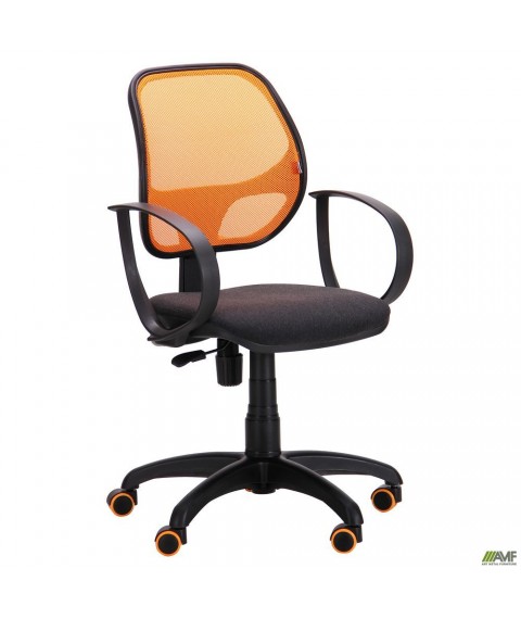Кресло Бит Color/АМФ-8 сиденье А-2/спинка Сетка оранжевая