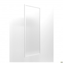 Фасад стекло Delta DL-711L (426х1177х20мм) профиль белый