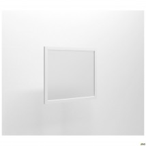 Фасад стекло Delta DL-713L (426х391х20мм) профиль белый