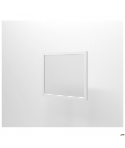 Фасад стекло Delta DL-713R (426х391х20мм) профиль белый