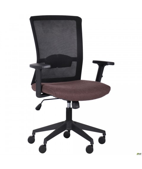 Кресло Uran Black сиденье Сидней-26/спинка Сетка SL-00 черная