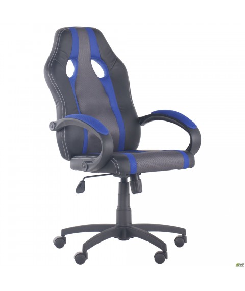 Кресло Shift Неаполь N-20/Сетка серая, вставки Сетка синяя