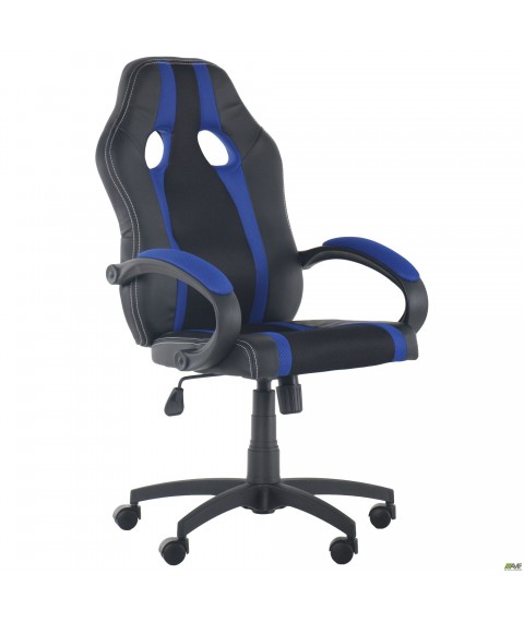 Кресло Shift Неаполь N-20/Сетка черная, вставки Сетка синяя