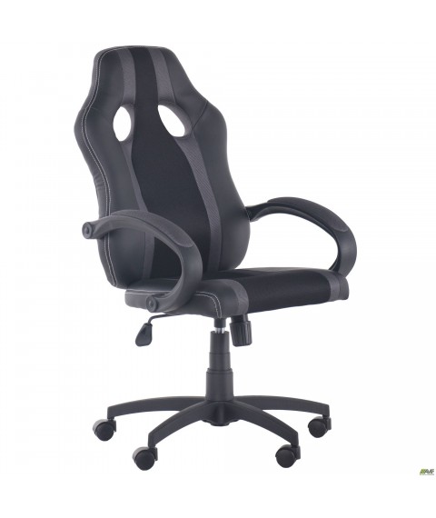 Кресло Shift Неаполь N-20/Сетка черная, вставки Сетка серая