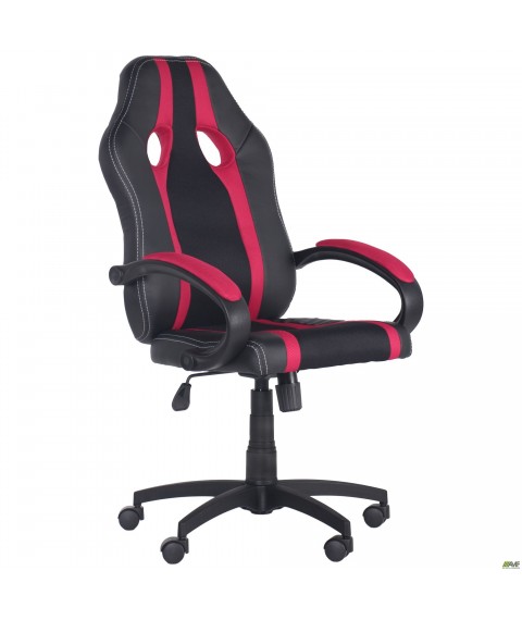 Кресло Shift Неаполь N-20/Сетка черная, вставки Сетка красная