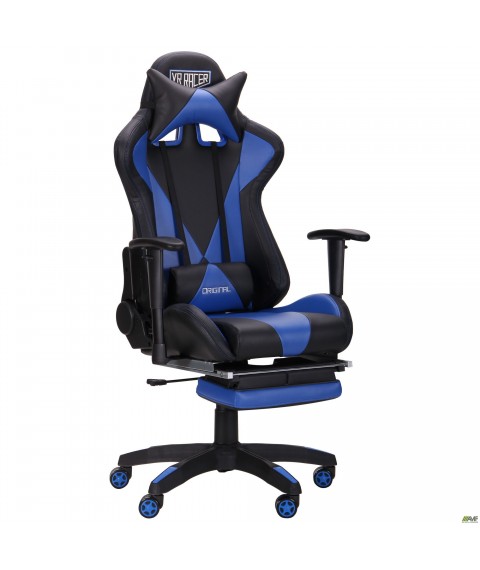 Кресло VR Racer Magnus черный/синий