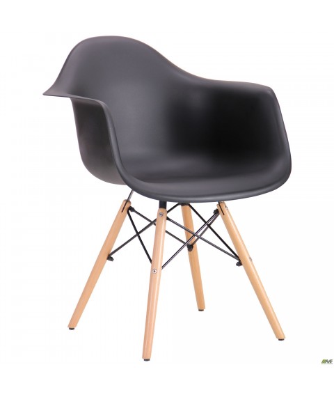 Кресло Salex PL Wood Черный