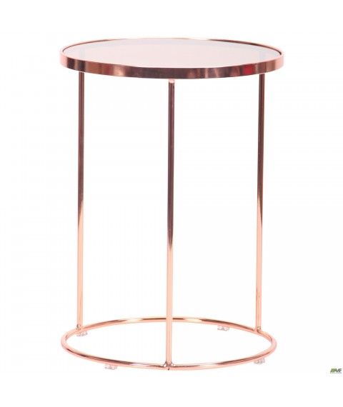 Стол журнальный Kalibri, rose gold, glass top