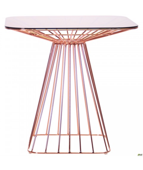 Стол Tern, rose gold, glass top