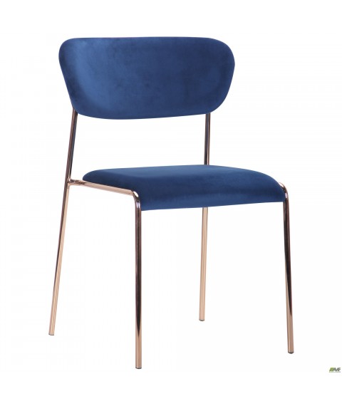 Стул Alphabet A gold/royal blue