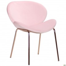 Стул Alphabet E gold/pink