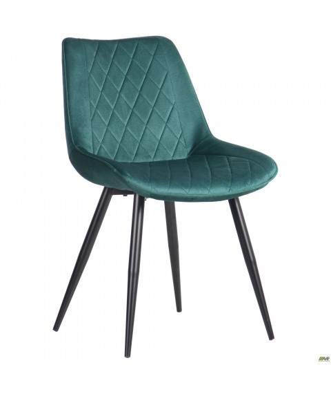 Стул обеденный Betty black/amazon green
