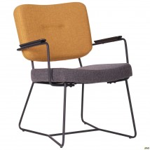 Стул Alphabet I black/yellow gray