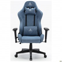Кресло VR Racer Textile Maximus ткань синяя/черный