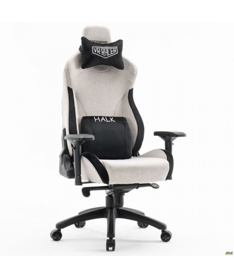 Кресло геймерское VR Racer Textile Halk черный